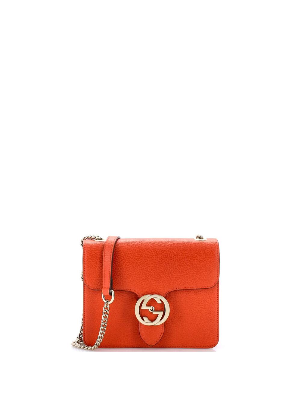 Gucci Interlocking Shoulder Bag Leather #351784G86B